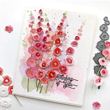 Plum Blossom 3D Baggrunde Ramme Metal udstansninger Blomme Blossom sk?re udstansninger Sk?re stencils Kort Papir H?ndv?rk DIY skabelon Metal sk?r