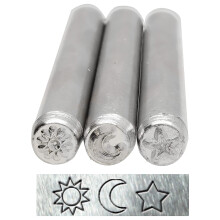 A Beadsmith acltervezo blyegek - fmelemek - 3 darab 5 mm -es gi tervezs - 3,125 hosszsg 0,25 blyegbzissal - Ksztsen egyedi kszereket