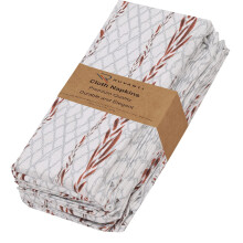 RUVANTI Cloth Napkins Set of 6 Cotton 100% 18x18 Inches Napkins Cloth Washable Soft Absorbent. Cotton Napkins for Parties Christmas Thanksgi