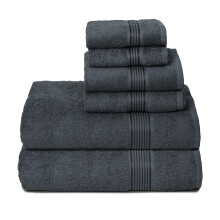 Belizzi Home Ultra Soft 6 Pack Cotton Towel Set Contains 2 Bath Towels 28x55 inch 2 Hand Towels 16x24 inch & 2 Wash Coths 12x12 inch Ideal Everyda