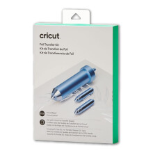 Cricut Foil Transfer Kit  Includes 12 Foil Transfer Sheets  3 Cricut Tools in 1 with Interchangeable Tips (Fine  Medium & Bold)  Tool Housing & Adhesi