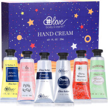 Hand Cream Gift Set - Moisturizing Hand Lotion Set with Natural Glycerin and Vitamin E  Pack of 6 Hand Cream Set  Lotion Gift Sets for Women and Men