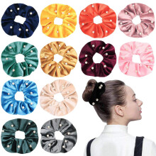 13 pz Elastici per Capelli in Velluto Colorato, Grande Forza per Coda di Cavallo, Accessori per Capelli