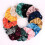13 pcs Chouchous Cheveux Velours Élastiques, Accessoires Colorés pour Queue de Cheval 2