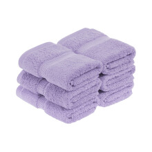 Set di 6 asciugamani da bagno/asciugamani per il viso in pile di cotone egiziano di qualit superiore, ultra morbidi, essenziali, morbidi e assor