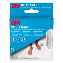 Rutschfestes Klebeband 3M Safety-Walk, 2,5 cm x 4,5 m, wei es Anti-Rutsch-Klebeband, ideal f r rutschige und nasse Bedingungen, selbstklebende R