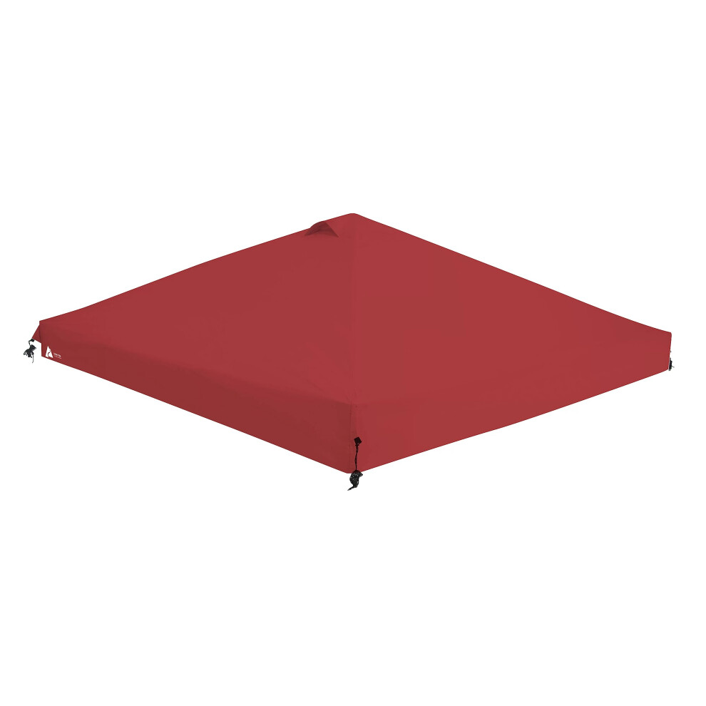 Toit de pavillon Ozark Trail 3 m x 3 m     Rouge (toit seulement). Comprend   : 1 toit de 3 m x 3 m et 1 sac de transport.