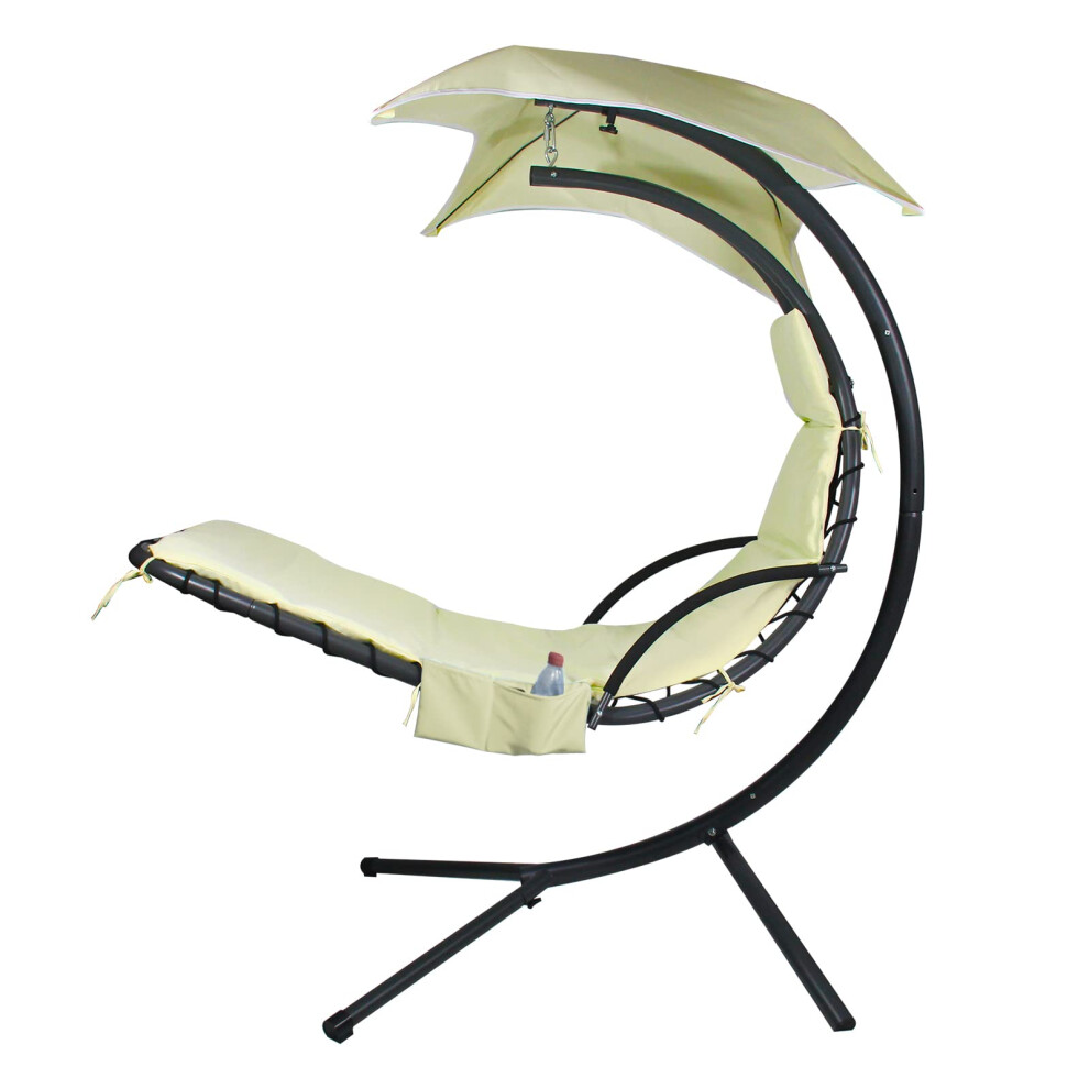 Funda De Coj N De Repuesto Mictony Para Silla Colgante De Exterior Y Tela De Sombrilla, Dise Ada Para Patio, Hamaca Curva, Coj N Flotante Para Si-image