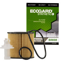 ECOGARD S5608 Premium kazetts motorolajszuro szintetikus olajhoz, Toyota Camry 2.5L 2010-2017 RAV4 2.5L 2009-2018 Highlander 3.5L 2008-2021 Sienna 3