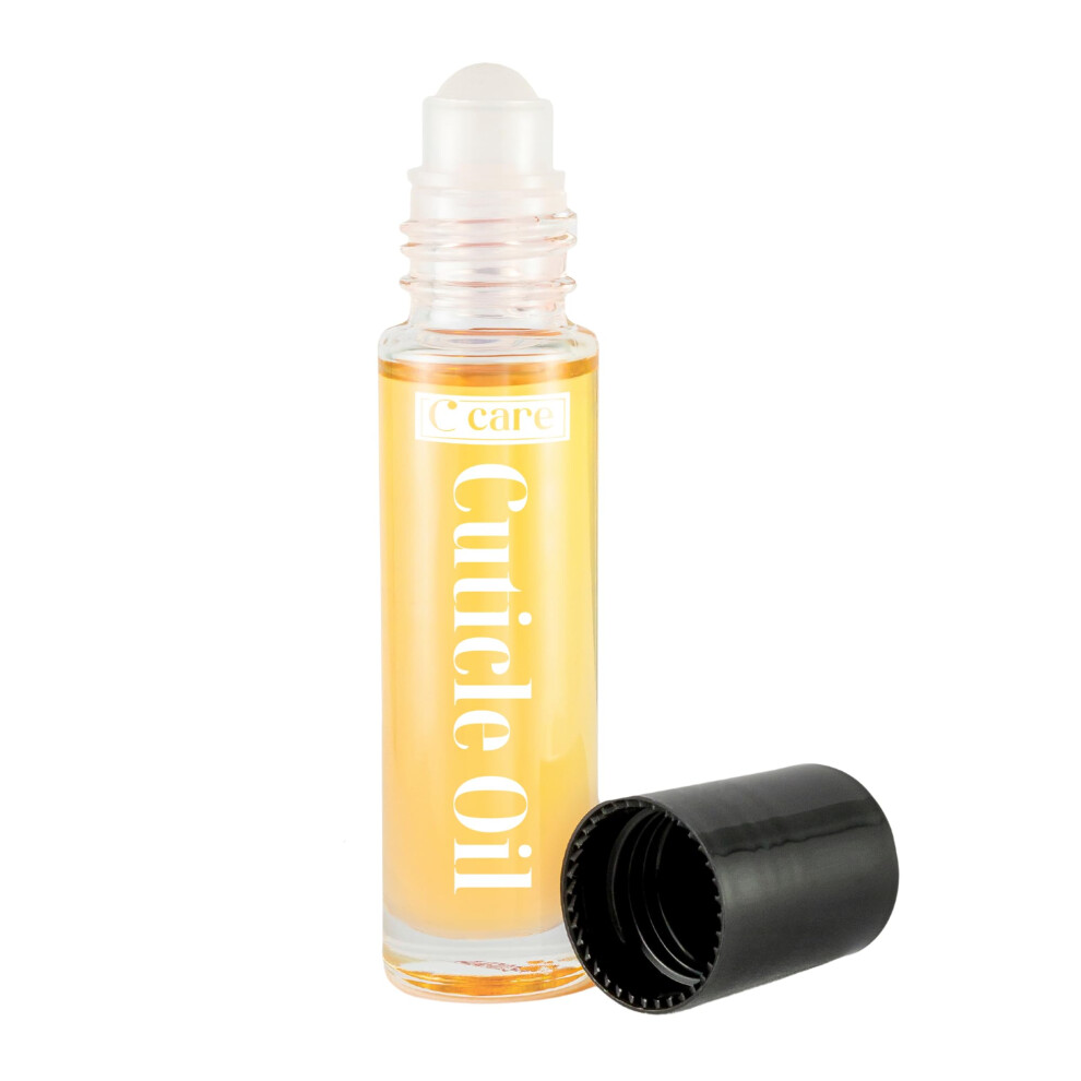 C CARE Milk and Honey Roll-On Cuticle Oil | Natural Revitalizing Hydrating Nail Oil For Repaired Cuticles Overnight | Remedy For Damaged Skin And Thin
