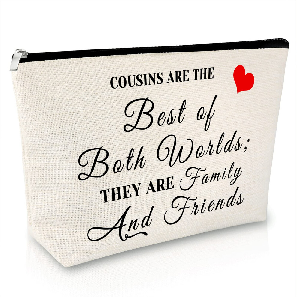 Sfodiary Cousin Birthday Gift Makeup Bags Sister Gift From Sister Cousin Gift For Women Cosmetic Bag Sibling Gift Best Friend Gift Christmas Wedding G