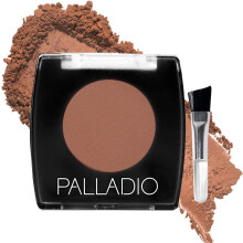 Palladio Brow Powder for Eyebrows Soft and Natural Eyebrow Powder with Jojoba Oil & Shea Butter Helps Enhance & Define Brows Compact Size for Purse