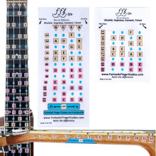 Fantastisk fingerguide til soprankoncert Tenor Ukulele | Ukulele tilbeh?r| Klisterm?rker med gribebr?t og gribebr?t | Ukulele l?ringsv?rkt?jer |