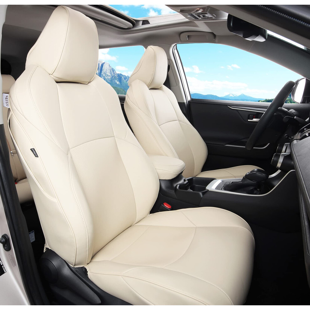 Luluda Custom Fit Rav4 And Venza Car Seat Covers Fit For 2019 2020 2021 2022 2023 Toyota Rav4 Prime And Xse Hybrid Toyota Venza With Waterproof Faux L 6974393820139