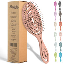 Ninabella Detangling Hair Brush for Women  Men & Children - Does not Pull on Hair - Recycled Hair Straightening Brushes for Straight  Curly & Wet Hair