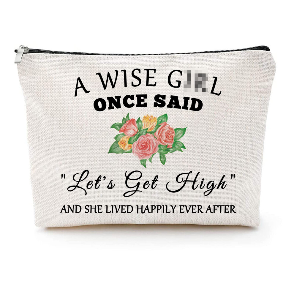 Sfodiary Encouragement Gifts For Women Inspirational Gifts Makeup Bag Funny Birthday Gift For Sister Cosmetic Bag Motivational Gift For Best Friend Tr