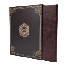 Game Master Screen - 30 hvelykes ll DM kpernyo, amely kompatibilis a Dungeons and Dragons s egyb TTRPG jtkokkal - Faux Dragon Skin tiszta, sz