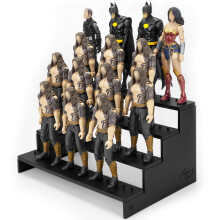 Figure Risers Stand 6inch for Display Figure Toy Collectibles Support Holder Shelf with Flexible Pegs Compatible with Mavel Legends/ GiJeo Classifie