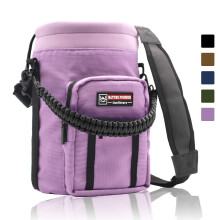 NATURE PIONEOR Porte-bouteille isotherme avec bandoulire pour un gallon de 128 oz pour carafes d'eau de sport, porte-bouteilles/pochette pour ca