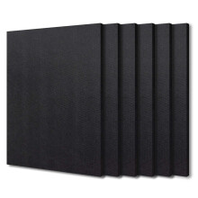 Bxi Sound Absorber - 16 x 12 x 3/8 inches 6 Pack High Density Acoustic Absorption Panel Lydabsorberende paneler Reducer Echo Reverb Tackable akus