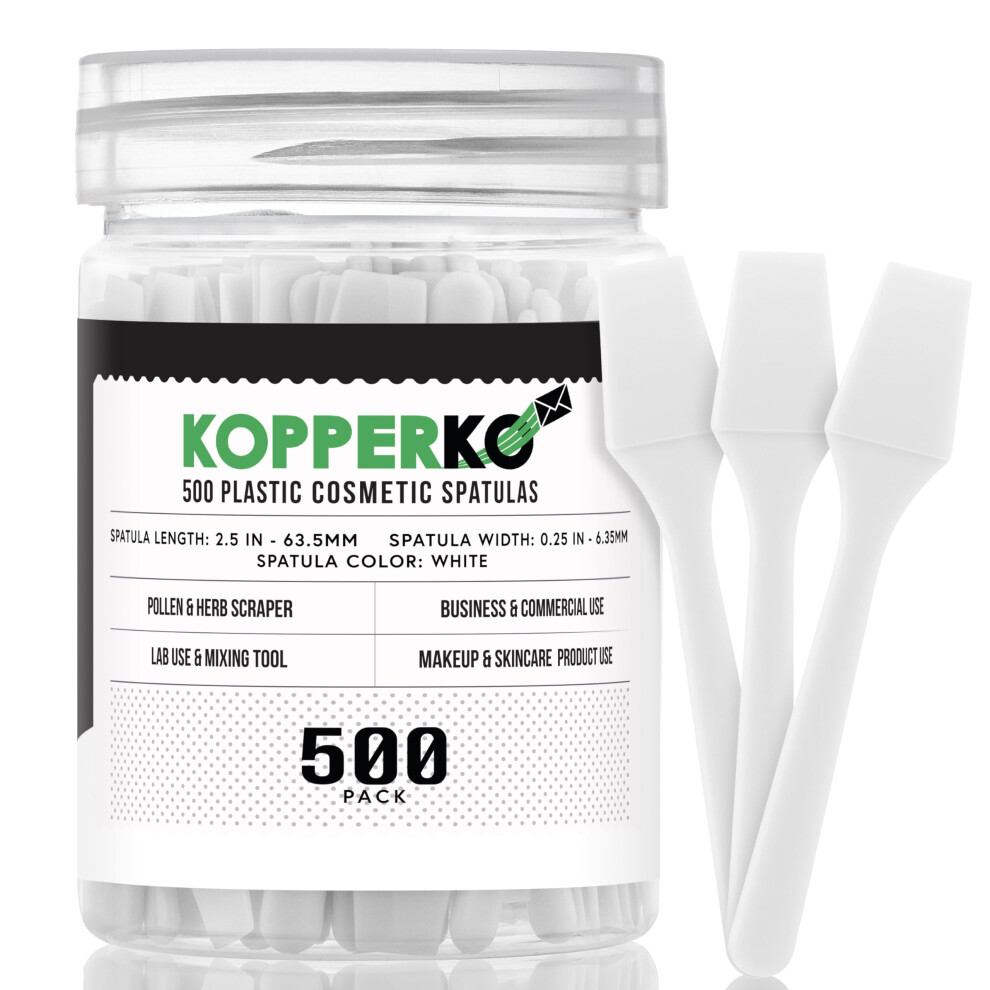 Kopperko 500 Pack 2,5 Palcov Kosmetick Pachtle - Mal Plastov Pachtle Pro Kosmetick Krmy A Remesla | Makeup Pachtle Nebo Vcecelov Mini Apl-image
