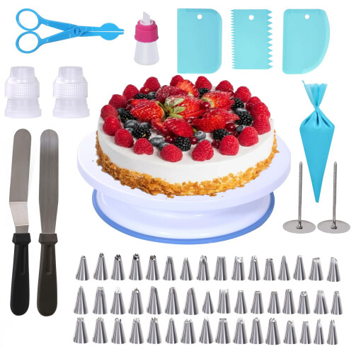 Uten 60pcs gateaux fournitures de decoration kit