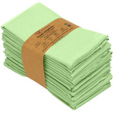 Ruvanti stoffen servetten set van 12 18x18 inch servetten Doek wasbaar zacht duurzaam absorberend katoenmengsel. Tafelservetten Doek voor Hotel Lunch