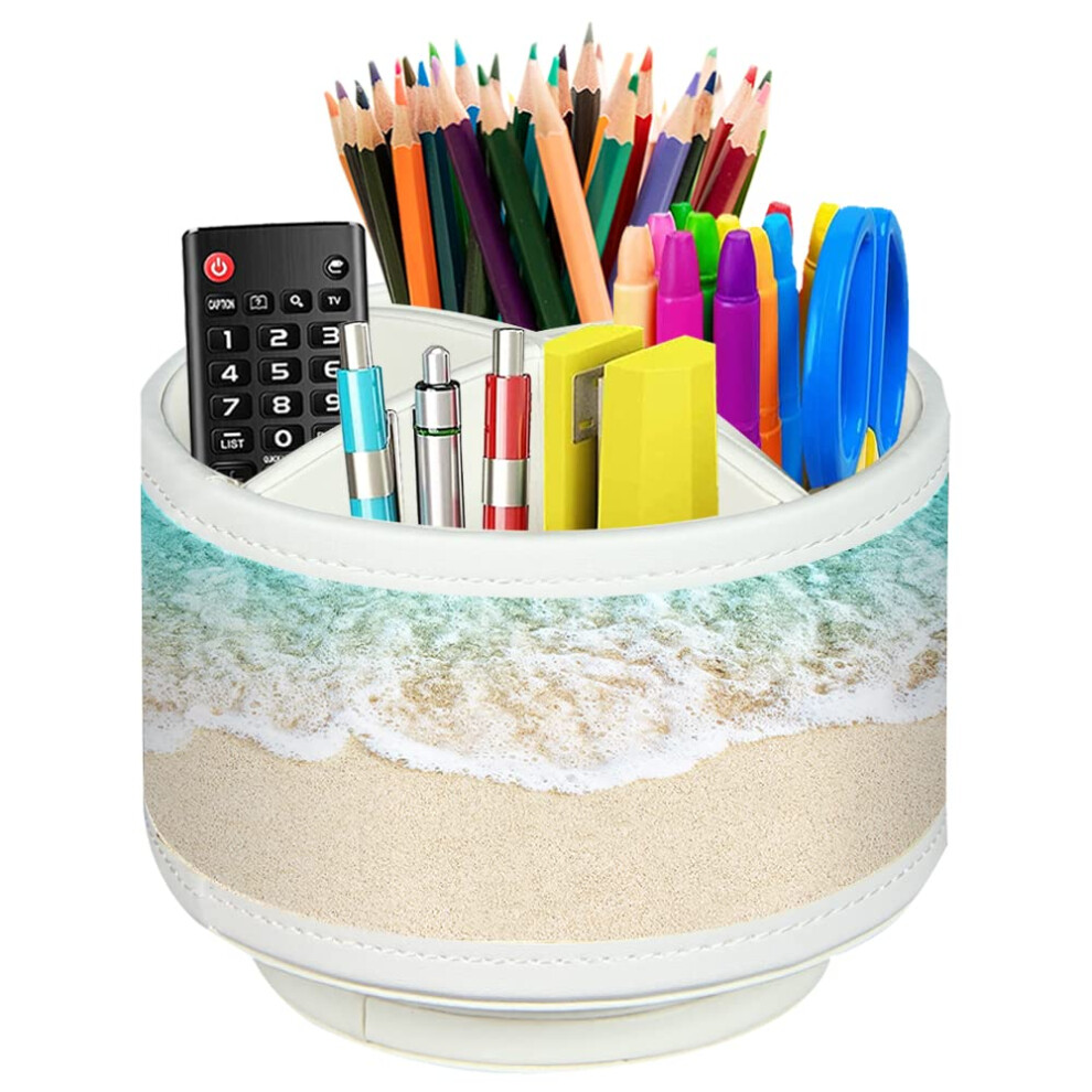 TV Remote Control Holder for Table  360 Swivel Pen Holder for Desk Organizers and Accessories  Nightstand Organizer Caddy for Media Controllers/Office-image-OPC-PGGC6JG-NEW