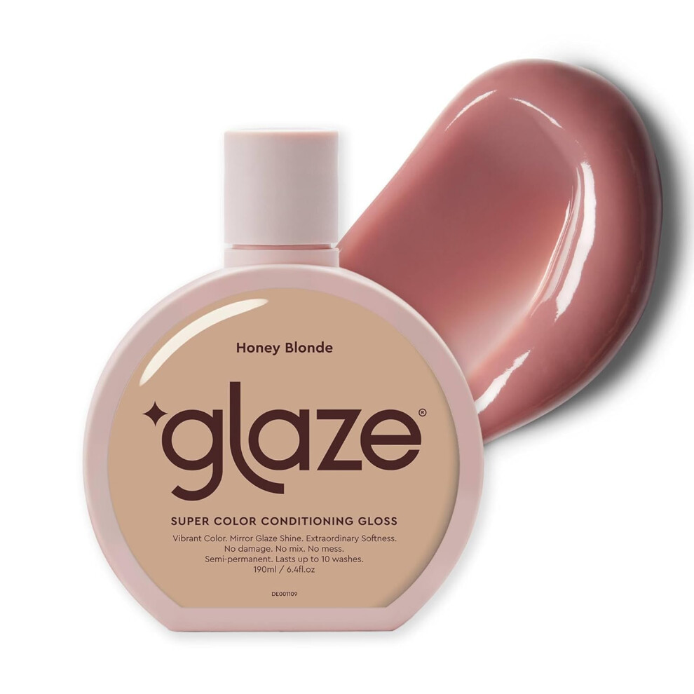 Glaze Super Color Conditioning Gloss Honey Blonde 6.4Flo.oz (2-3 Hair Treatments) Award Winning Hair Gloss Treatment & Semi Permanent Hair Dye. No Mix - Image 9