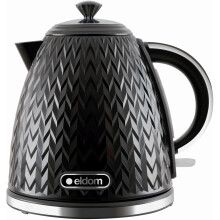 ELDOM NELA kettle, 1.7 l capacity, 2000 W power, black