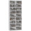 Homcom HOMCOM 640 CD Storage Unit 360 DVD Storage Tower w/ 18 Compartments White 2