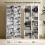 Homcom HOMCOM 640 CD Storage Unit 360 DVD Storage Tower w/ 18 Compartments White 3