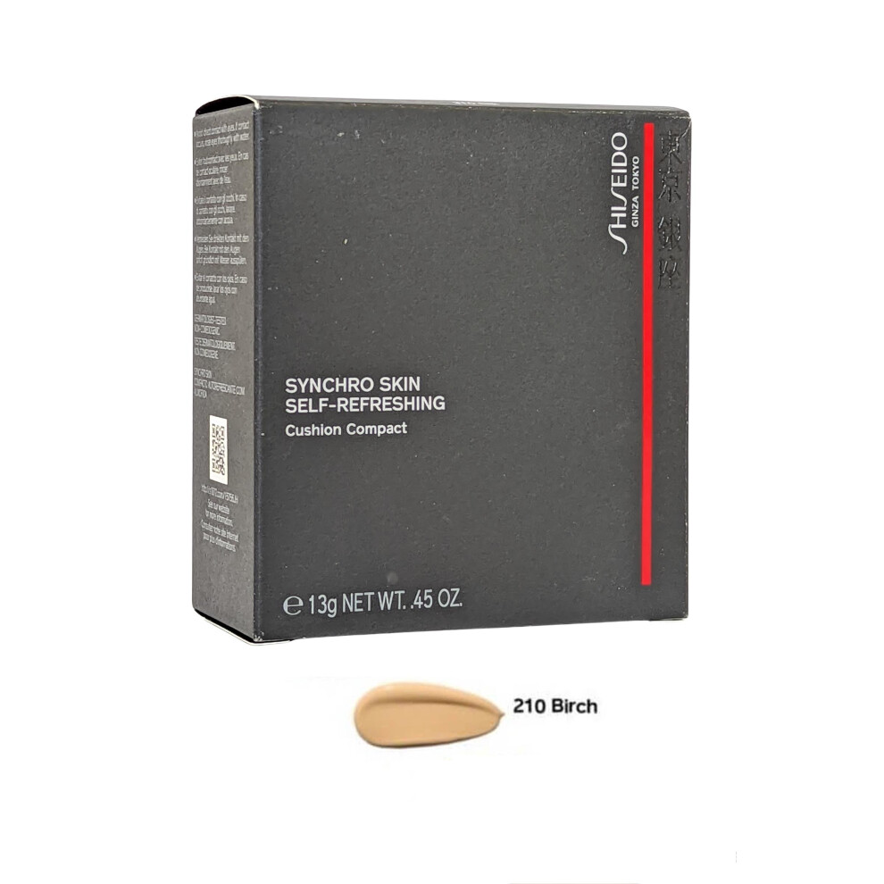 Synchro Skin Shiseido Cushion Compact Self Refreshing 13g Birch #210