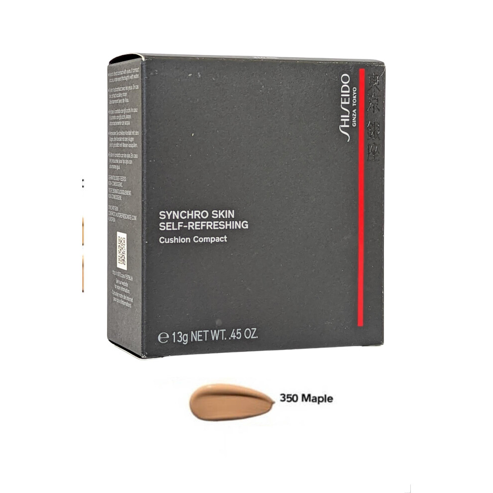 Synchro Skin Shiseido Cushion Compact Self Refreshing 13g Maple #350