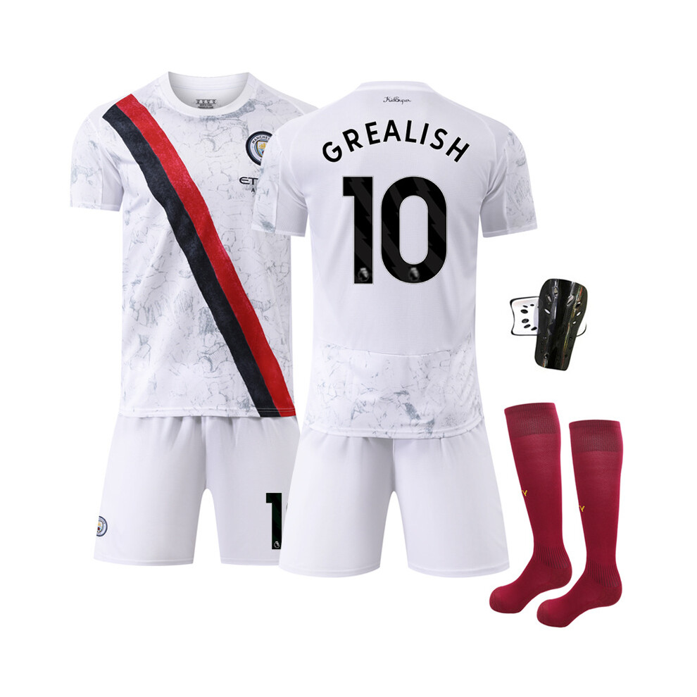 (As shown in the picture, #28) 2025-26 Mens/Kids/Youth Soccer Jersey New Sports suit #17 De Bruyne Football Uniform #9 Haaland Manchester City away game jerseys