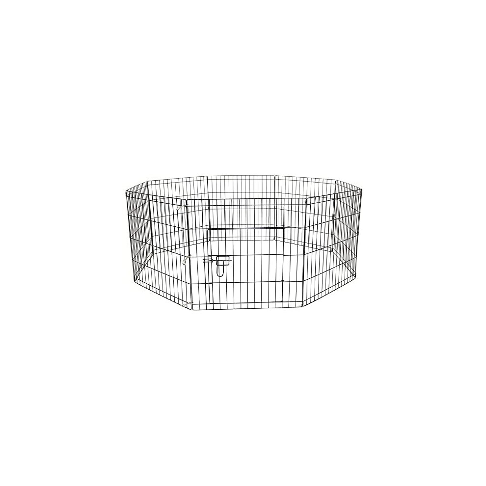 (Medium (Height 76cm)) PET Dog Playpen Puppy Cat Rabbit Foldable Play Spray Indoor/Outdoor Playpen