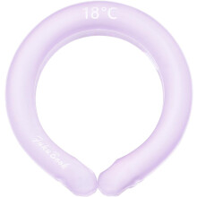 (Purple) Neck Cooling Tube, Wearable Cooling Neck Wraps for Summer Heat | Hands Free Cold Gel Ice Pack | Reusable Neck Cooler, Relief for Hot Flashes and Fever