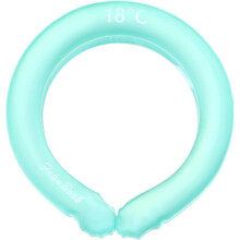 (Green) Neck Cooling Tube, Wearable Cooling Neck Wraps for Summer Heat | Hands Free Cold Gel Ice Pack | Reusable Neck Cooler, Relief for Hot Flashes and Fever