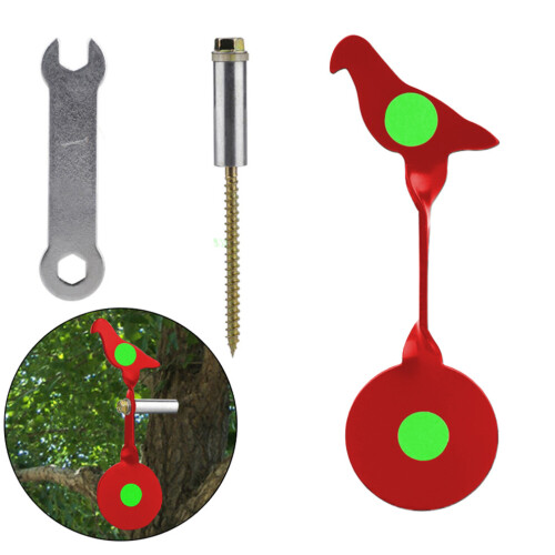 Portable Red Bird Tree Target for Airgun Shooting 2