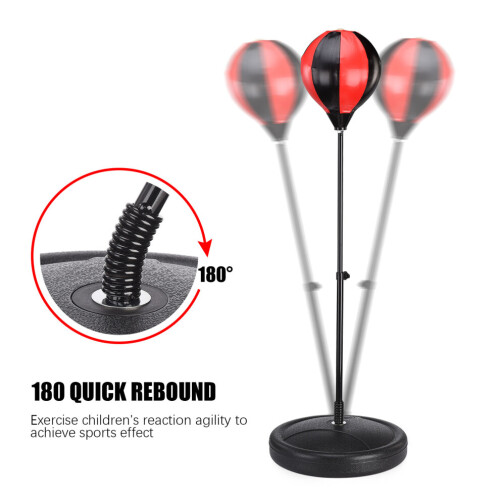 Kids Boxing Set with Adjustable Stand and Gloves 1