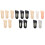 5 Pairs Women's Orthopedic Toe Compression Socks 4