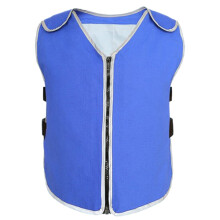 Breathable Cooling Safety Vest with Ice Packs - Blue - Size 64