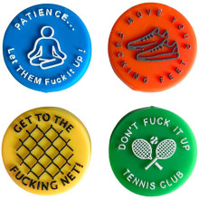 Funny Silicone Tennis Dampener Set - 4 Pack Vibrations