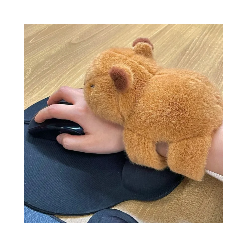(Brown Capybara) Bracelet Wrist Capybara Clap Circle Toys Slap Snap