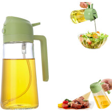 2 in 1 oil dispenser and sprayer 470 ml Oil sprayer For Cooking