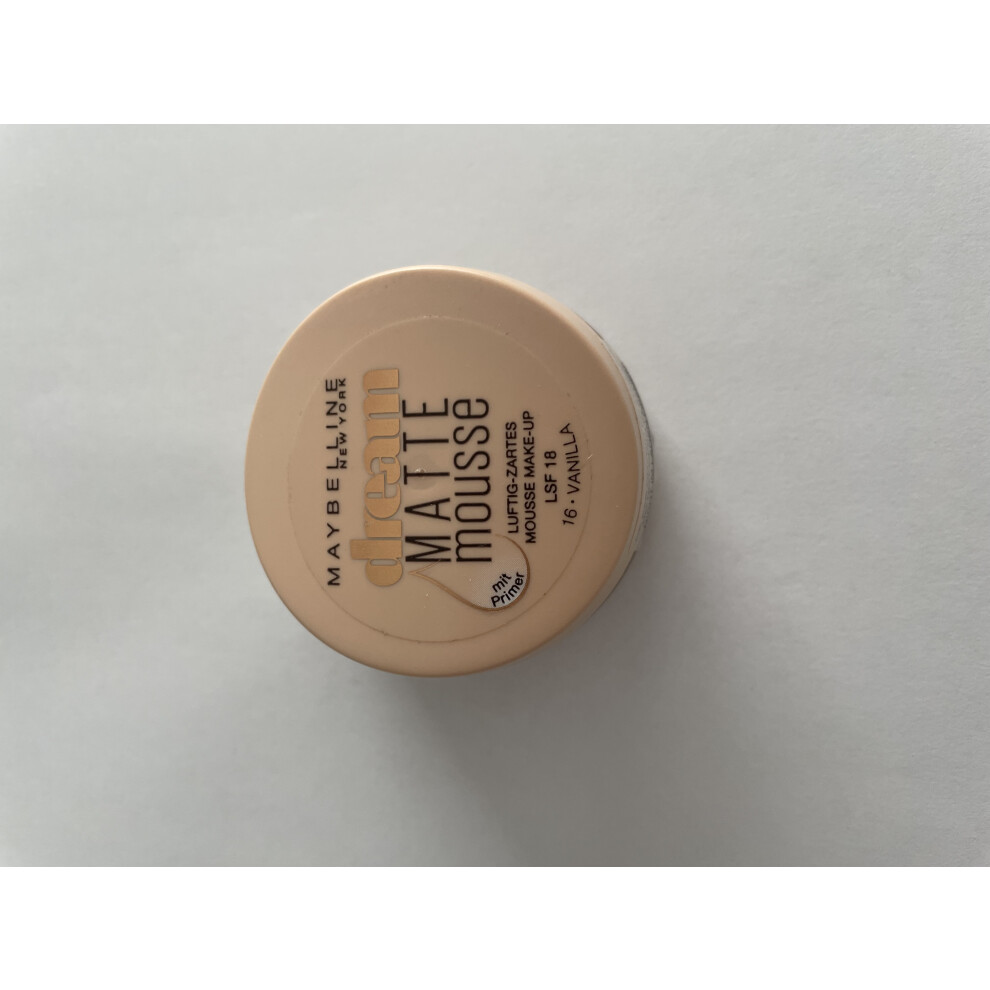 Maybelline dream matte mousse make up foundation - # 16 vanilla
