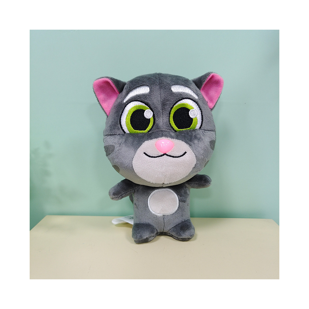 (Tom  silent, 15cm) 1PC 15cm Talking Tom And Friends Plush Toys Doll K