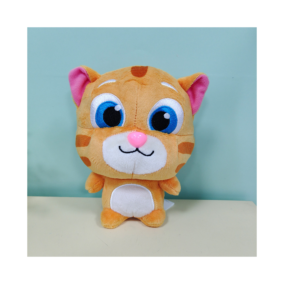 (Ginger silent, 15cm) 1PC 15cm Talking Tom And Friends Plush Toys Doll K