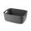 Softex Medium Storage Basket 12.5L Dark Grey Plastic for Home Office Indoor Use 1
