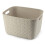 Softex Large Storage Basket 19L Chalk White Plastic for Home Office Indoor Use 1